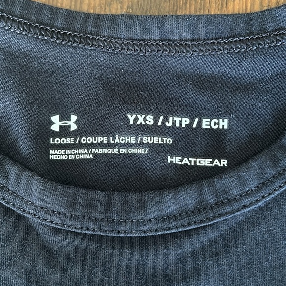 Under Armour YXS Black Tank Top - Picture 2 of 5